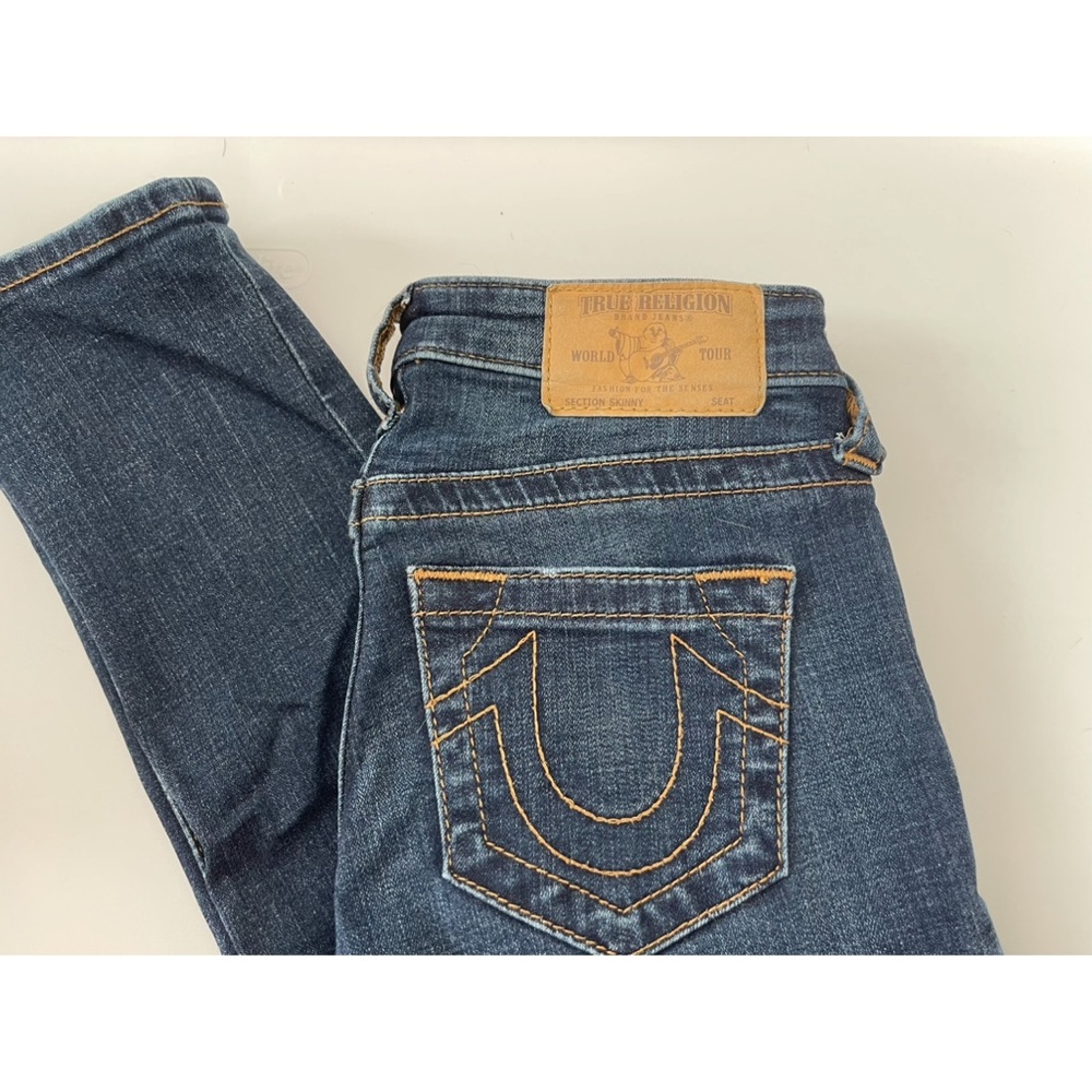 True Religion low rise skinny jeans